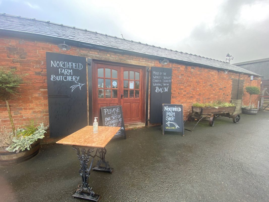 Farm shop entrance
